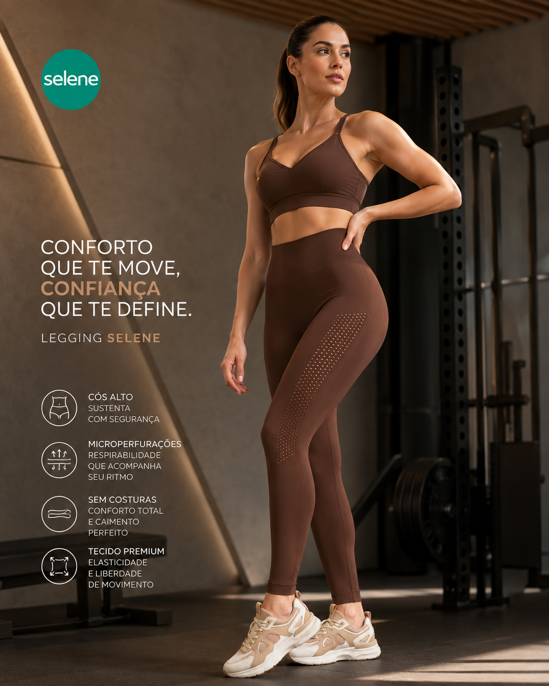 Legging Selene sem costura 20960