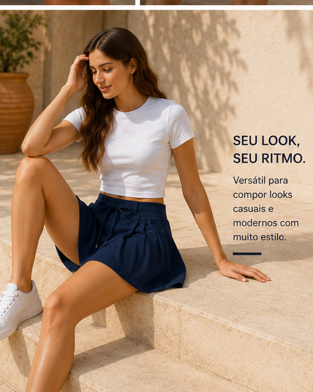 Shorts Saia Feminino Molecotton De Viscose Minty M00575