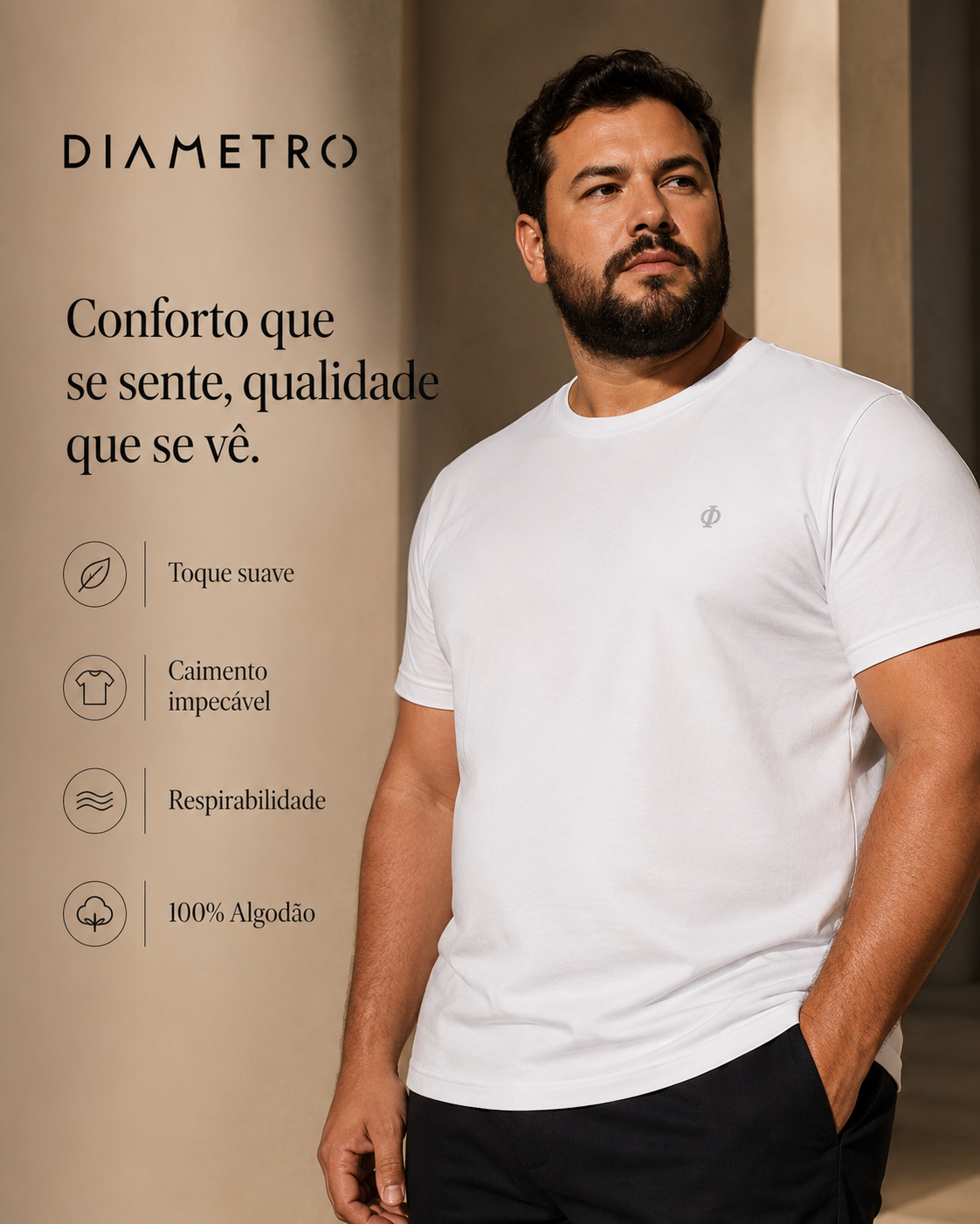 Camiseta Masculina Plus DB00126