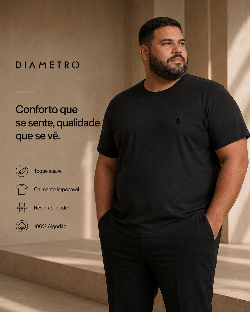 Camiseta Masculina Plus DB00126