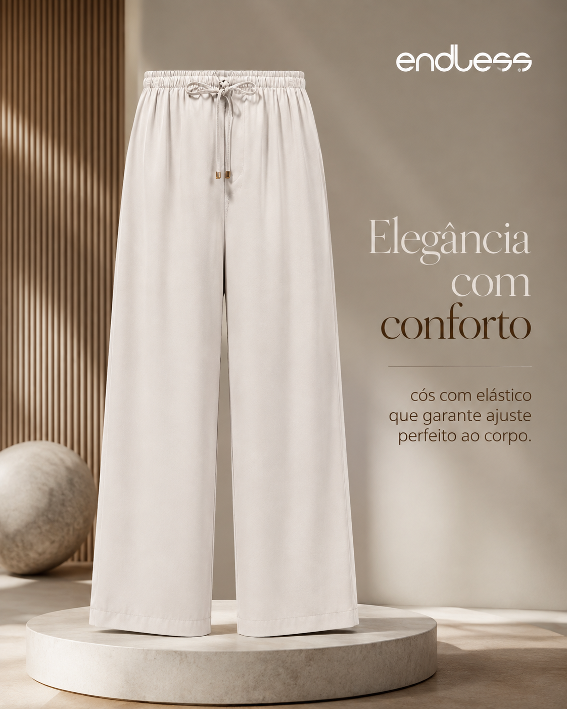 Calça Feminina Em Tecido Alfaiataria Endless E16005