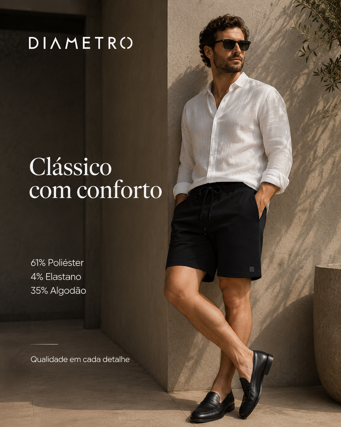Bermuda Masculina Piquet Verona Diametro D011185