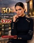 Blusa Oferta azul escuro