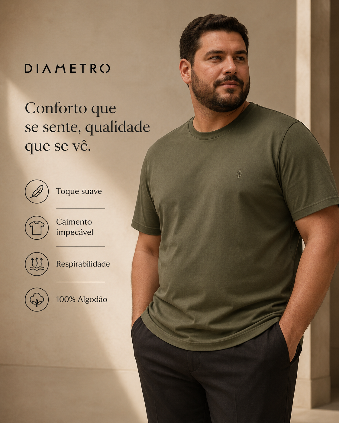 Camiseta Masculina Plus DB00126