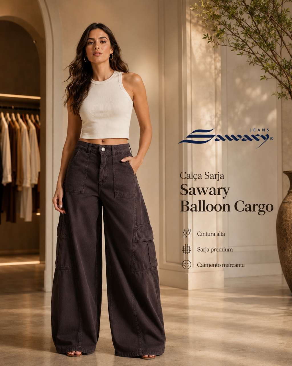 Jeans Sawary Balloon 283843.     (No lycra)