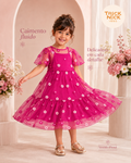 Vestido Infantil Com Sobreposição Trick Nick 1171412