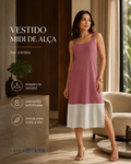 VESTIDO MIDI DE ALÇA Ref.: C81364