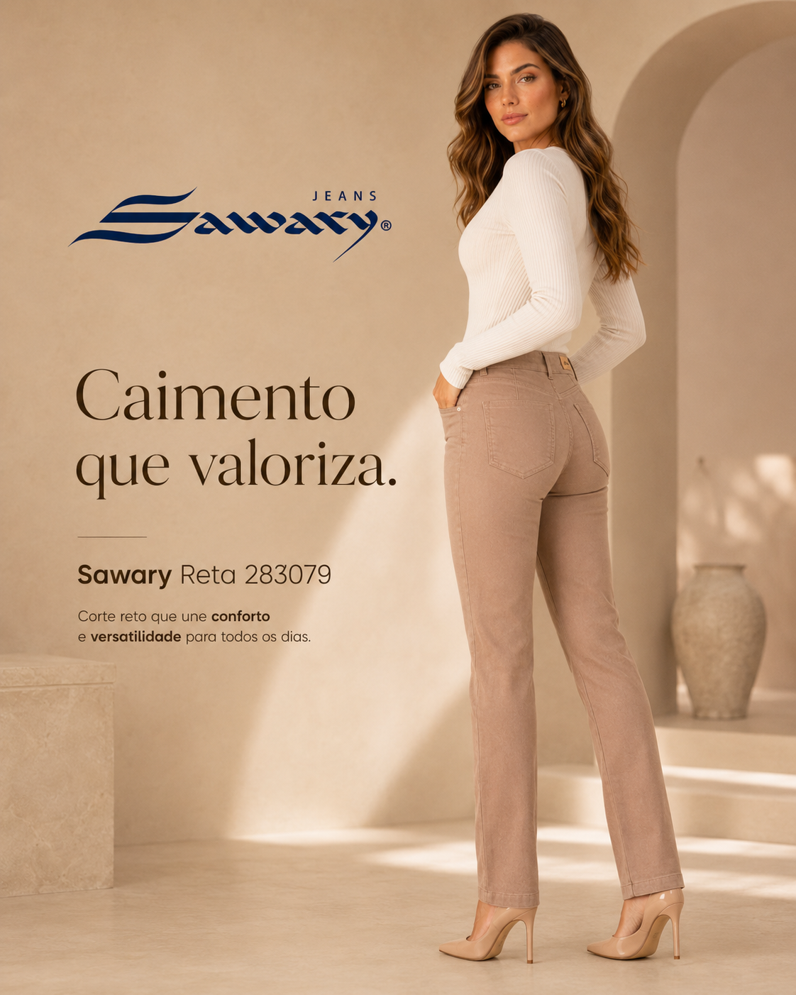 Jeans Sawary reta 283079 (Si Lycra)