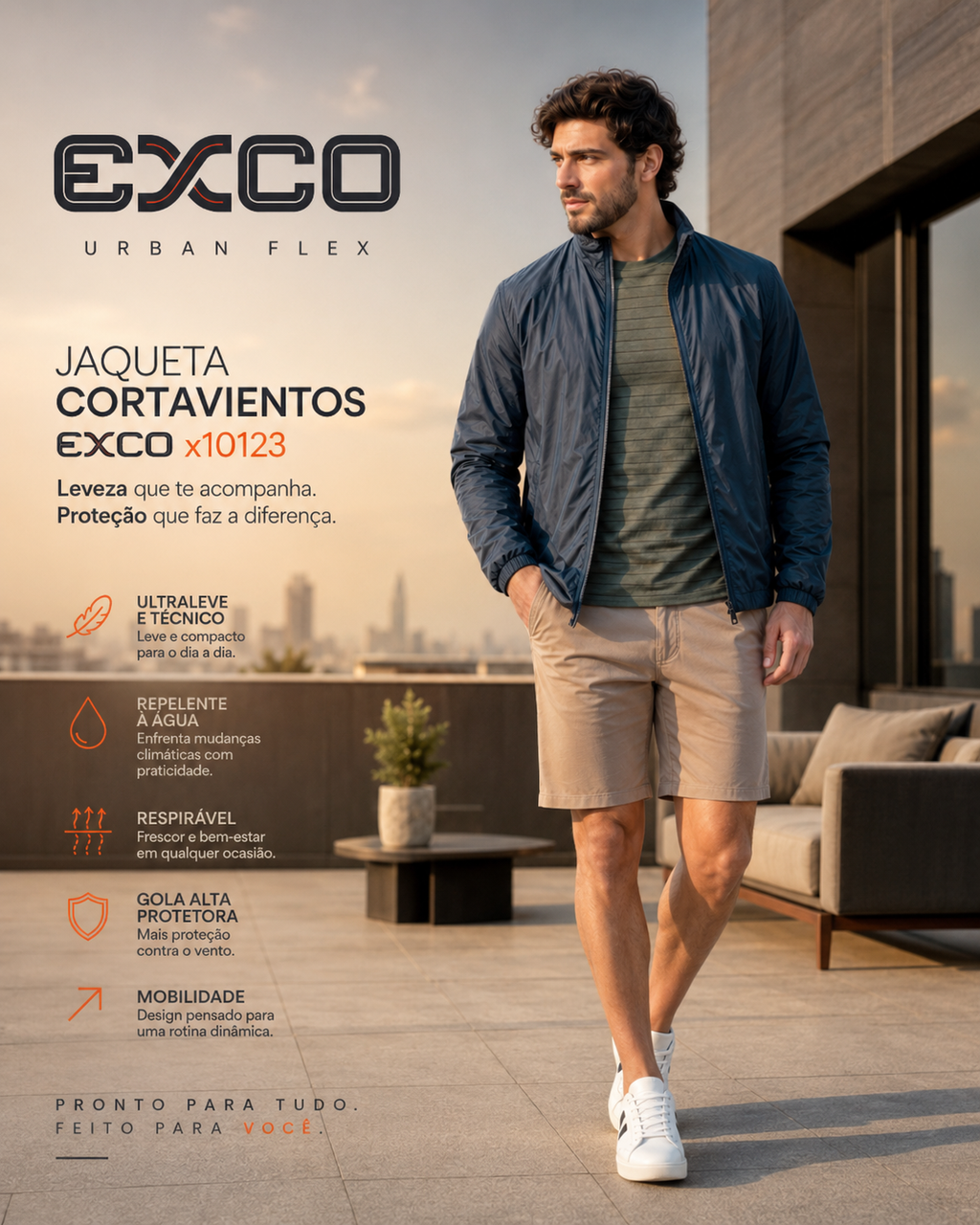 Rompe viento Exco
