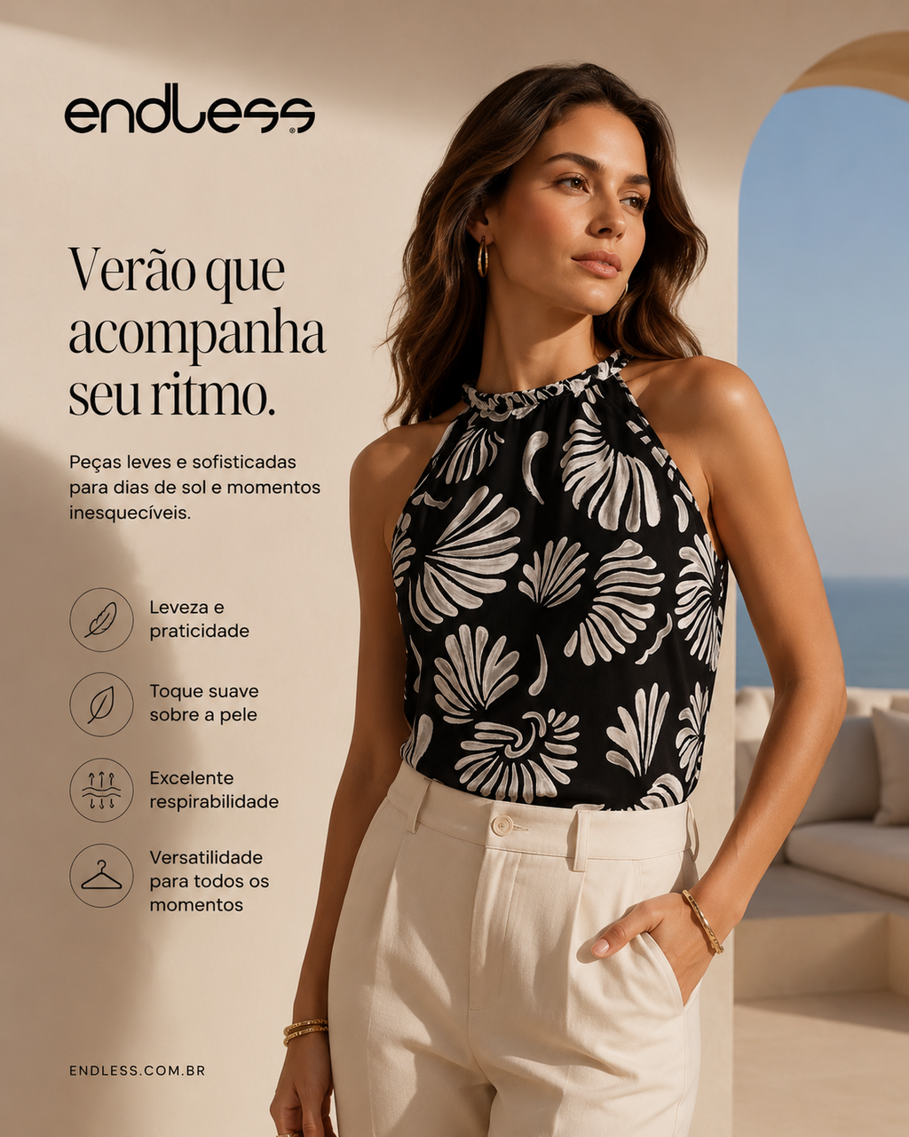 Blusa Feminina Com Alça Meia Malha Rovitex
