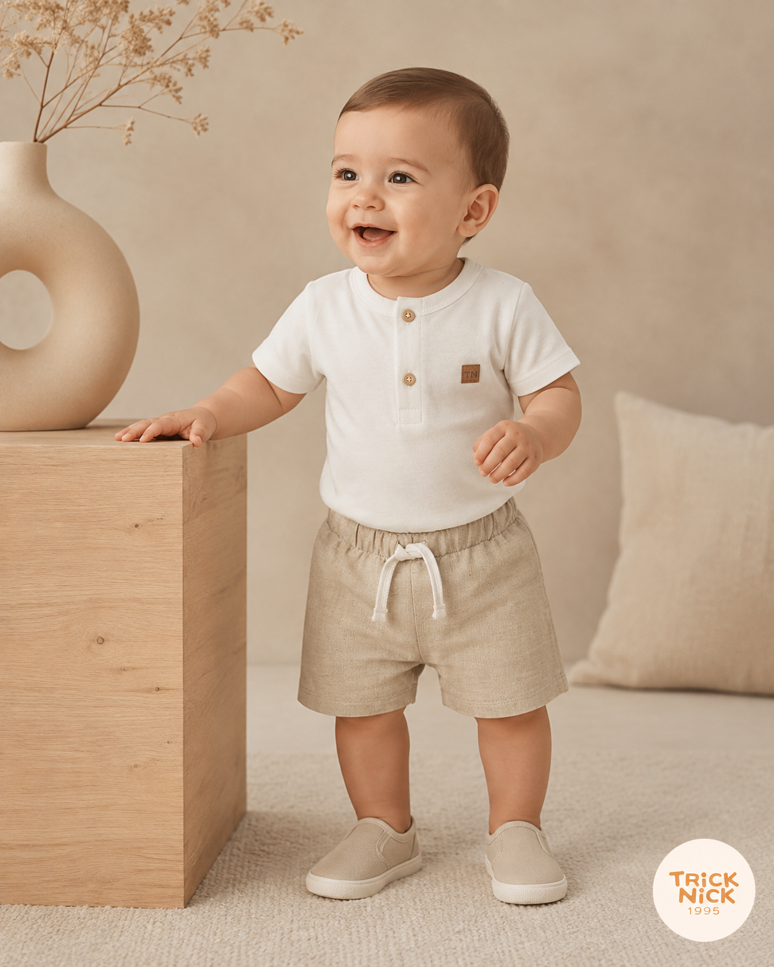 Conjunto Infantil Camiseta Com Bermuda Trick Nick 1027400