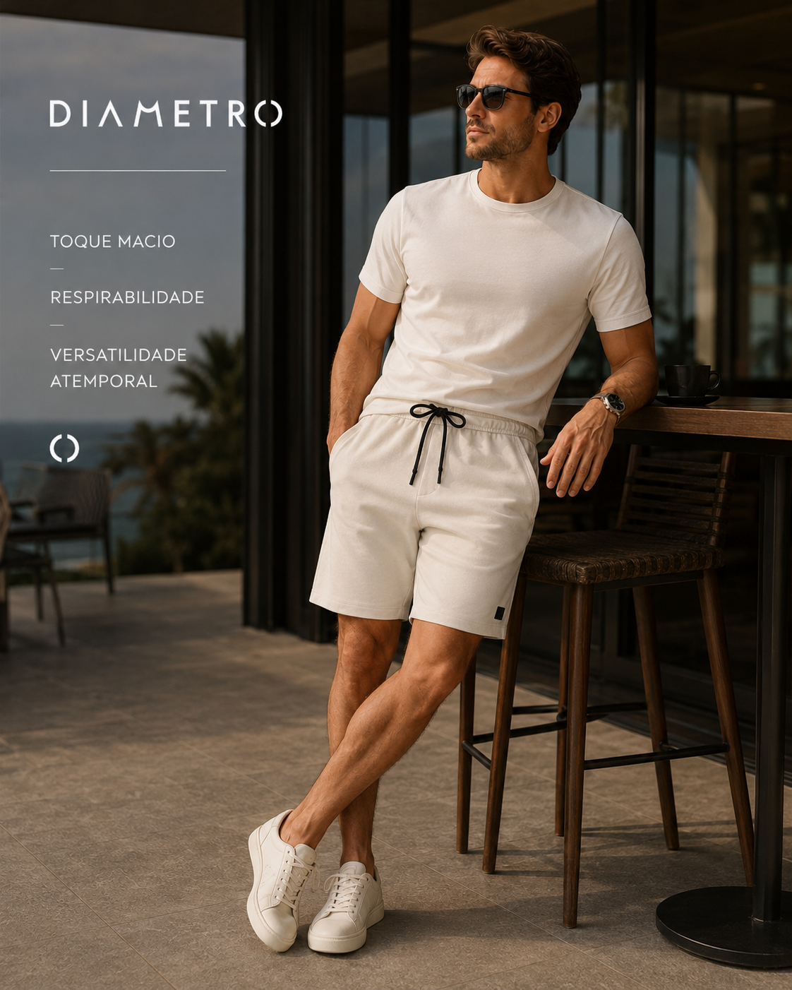 Bermuda Masculina Piquet Verona Diametro D011185