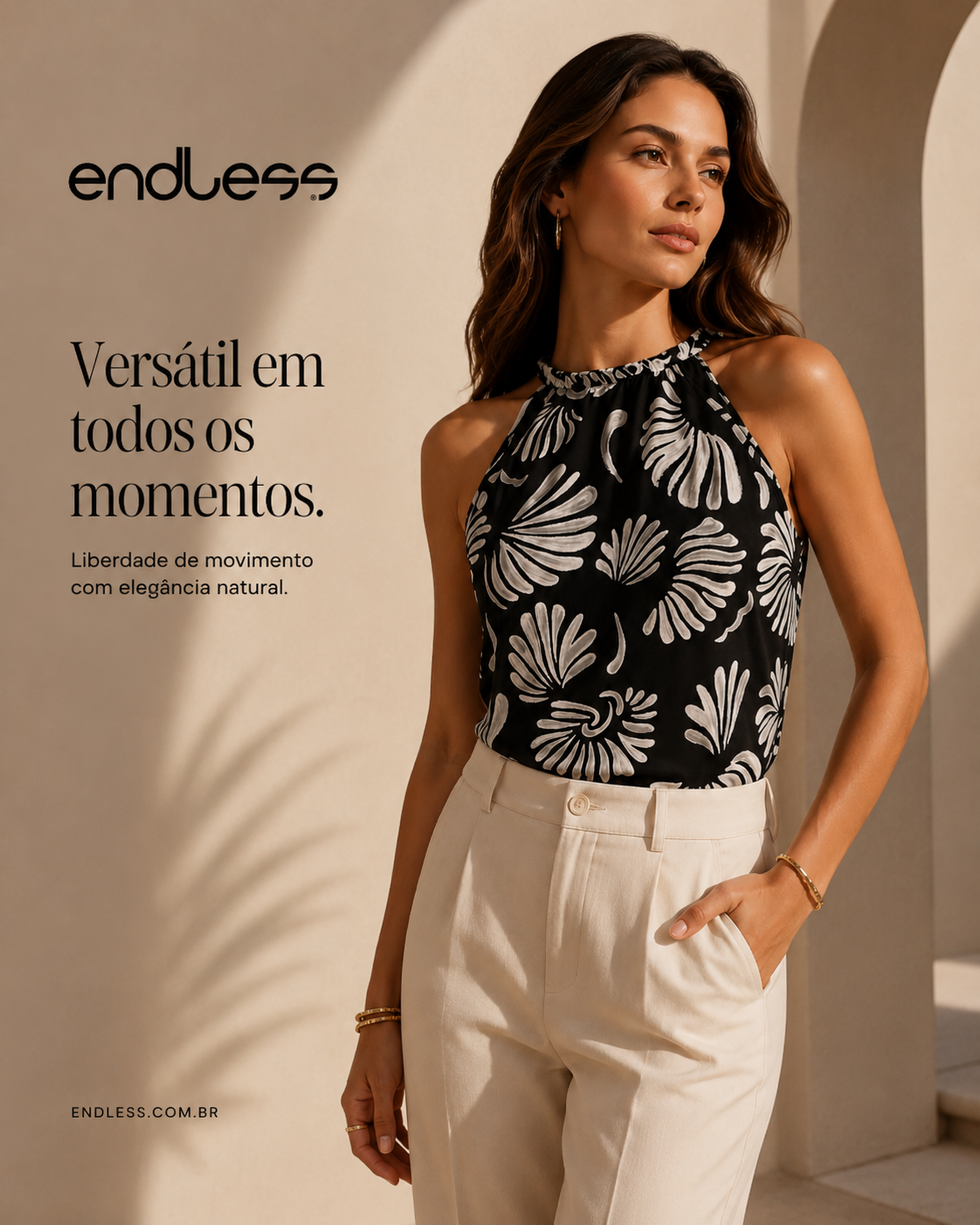 Blusa Feminina Com Alça Meia Malha Rovitex