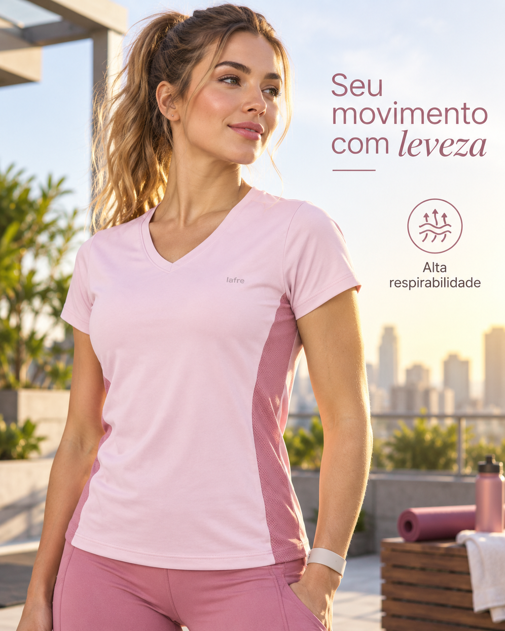 Camiseta com recorte 20864