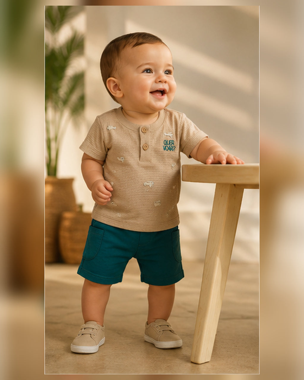Conjunto Camiseta Com Bermuda Infantil Rovi Kids
 Código: 3029110