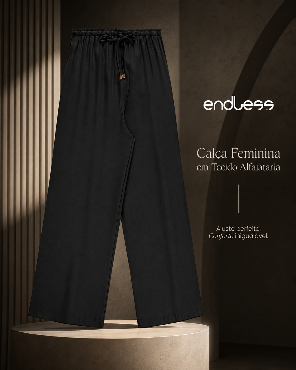 Calça Feminina Em Tecido Alfaiataria Endless E16005