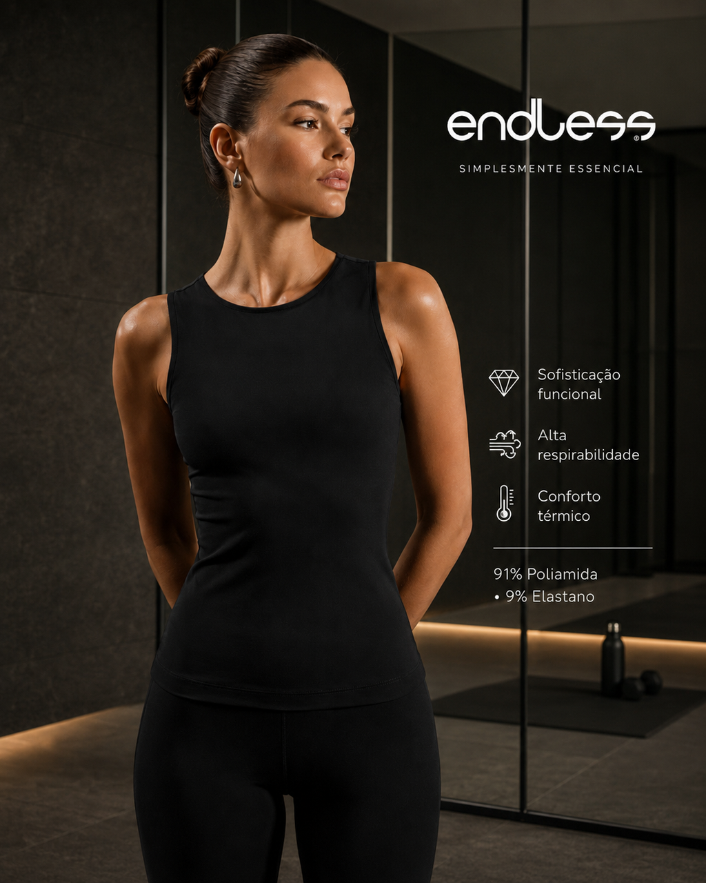 Regata Feminina Endless Polimida E16054