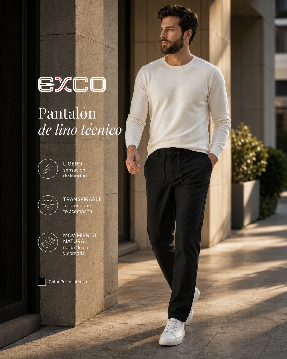 Calça De Linho X50036