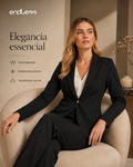 Blazer Feminino Alfaiataria Endless Preto