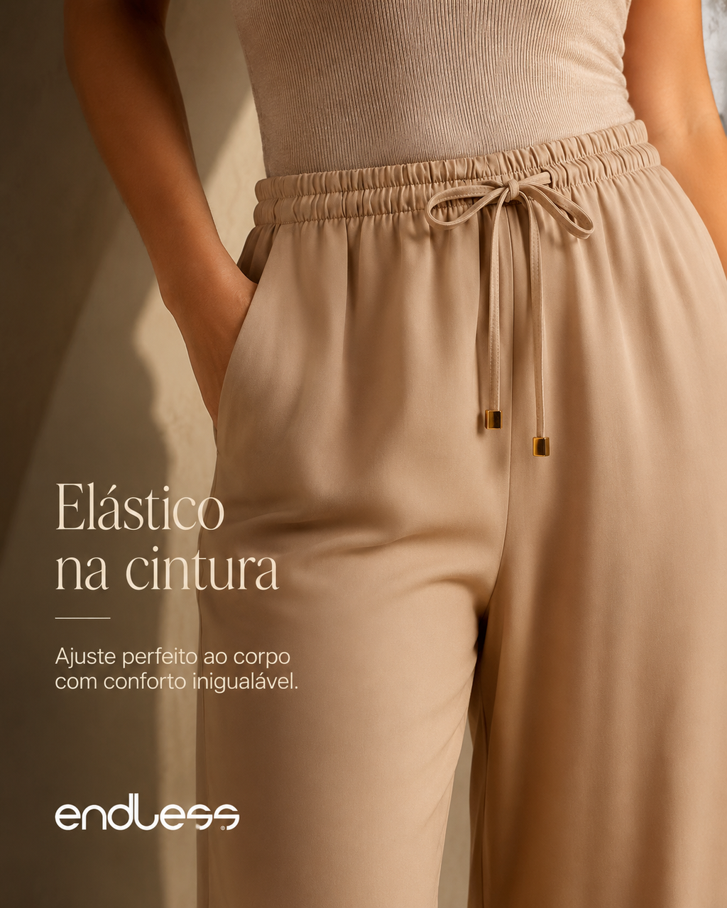 Calça Feminina Em Tecido Alfaiataria Endless E16005