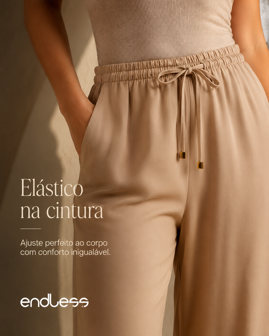 Calça Feminina Em Tecido Alfaiataria Endless E16005