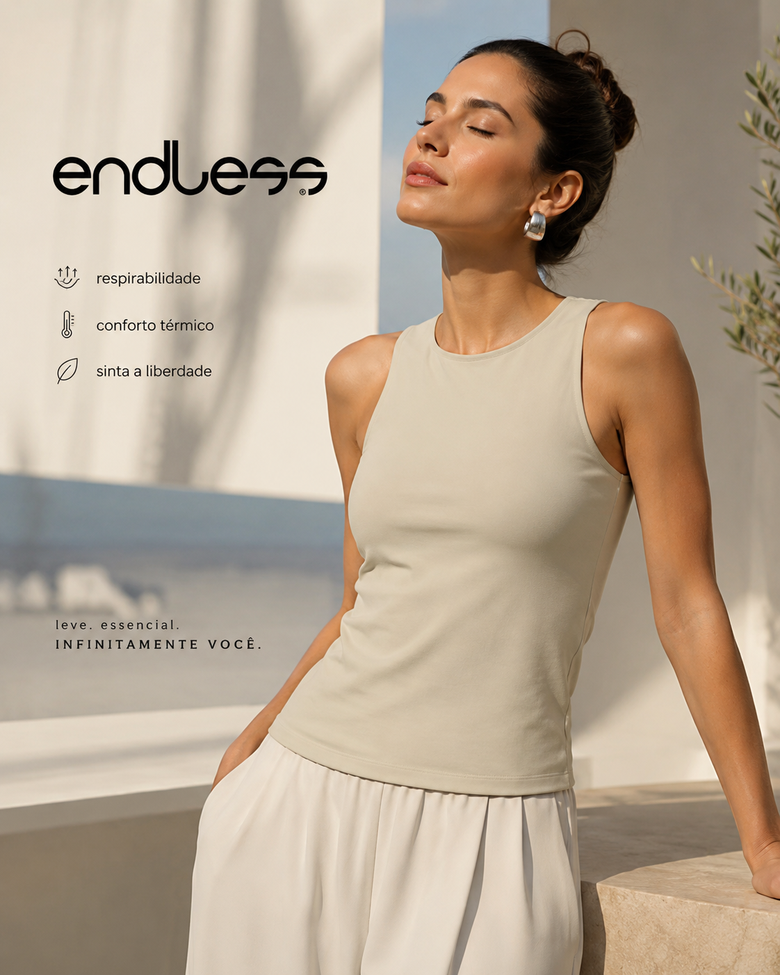 Regata Feminina Endless Polimida E16054
