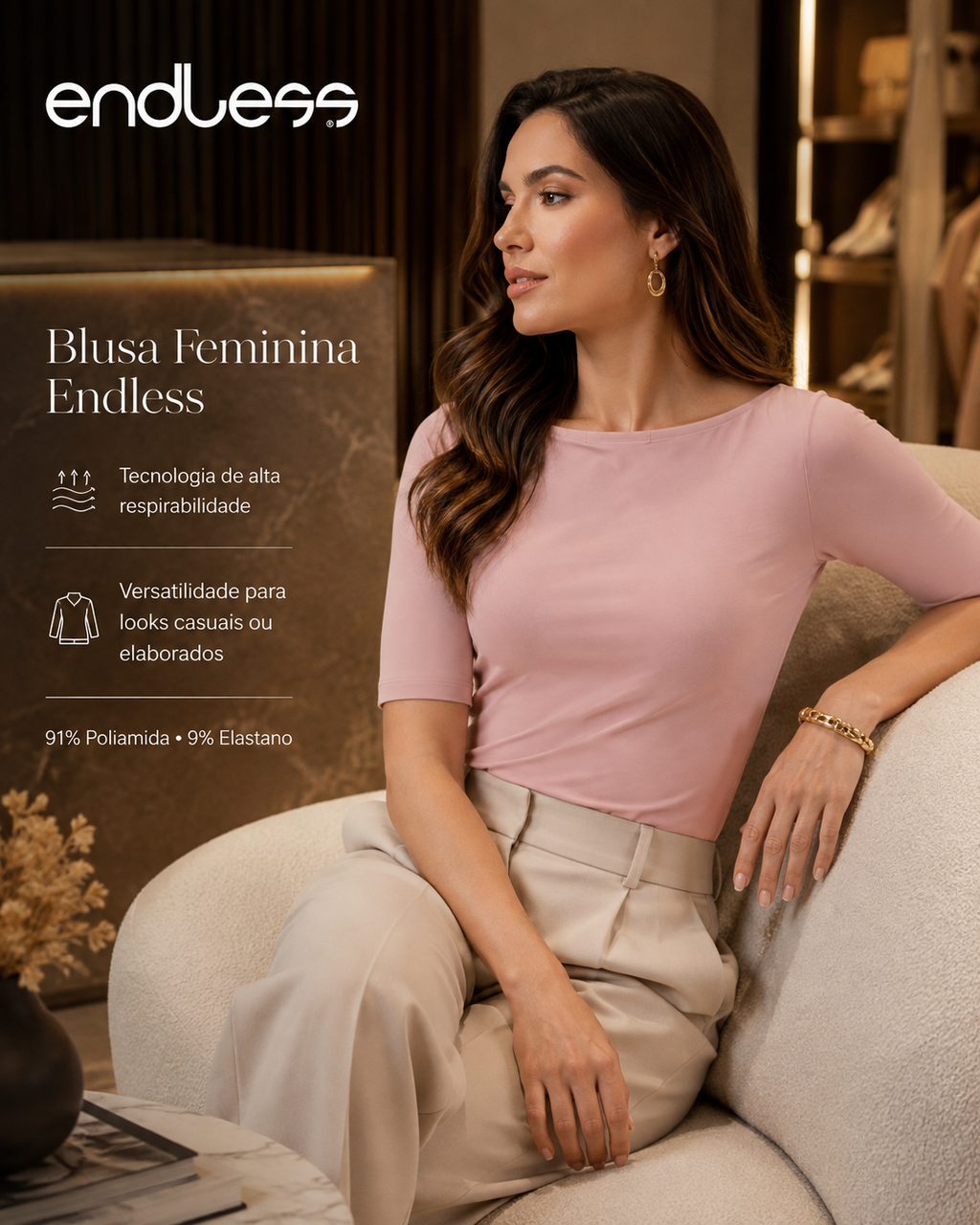 Blusa Poliamida Endless E16055