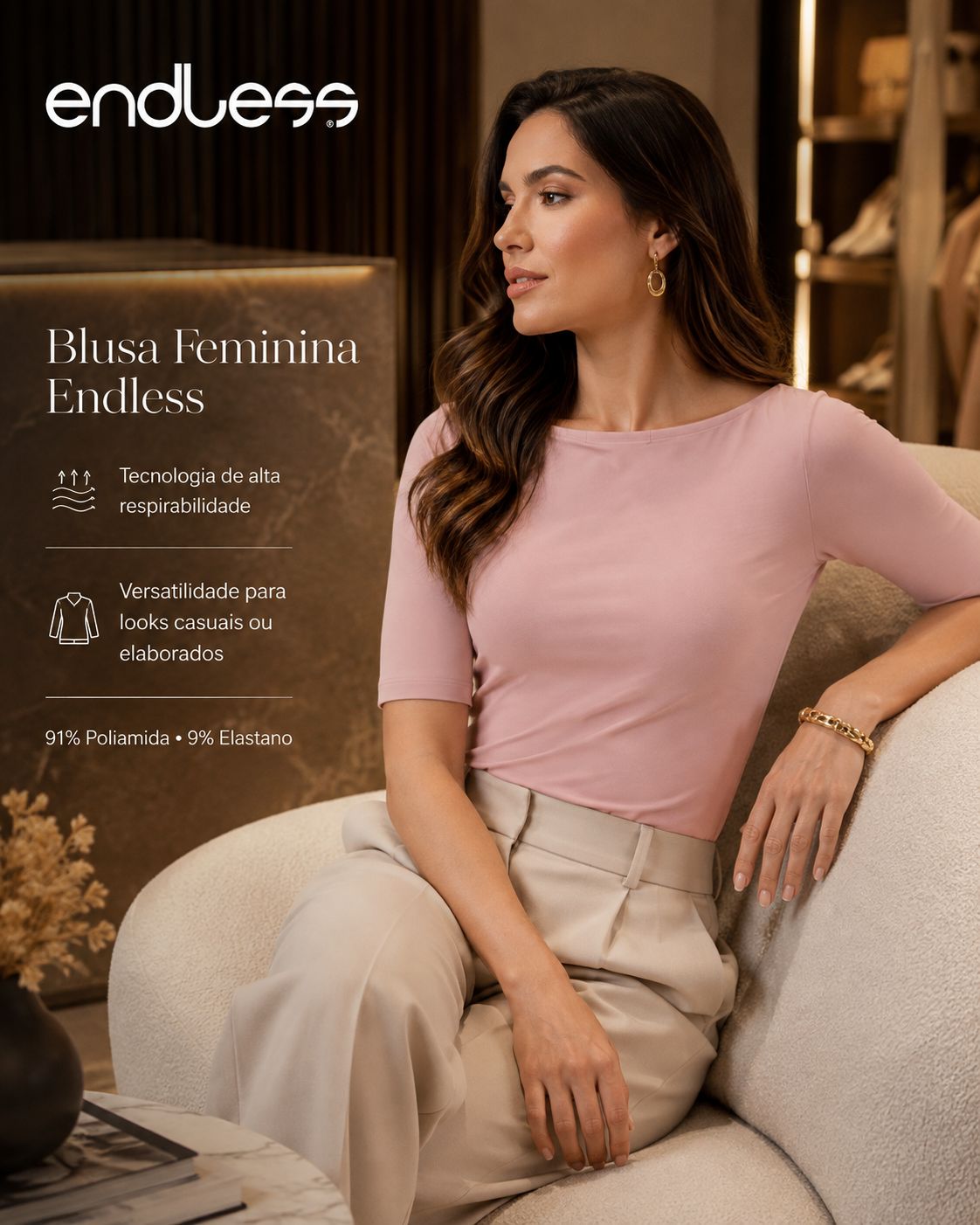 Blusa Poliamida Endless E16055