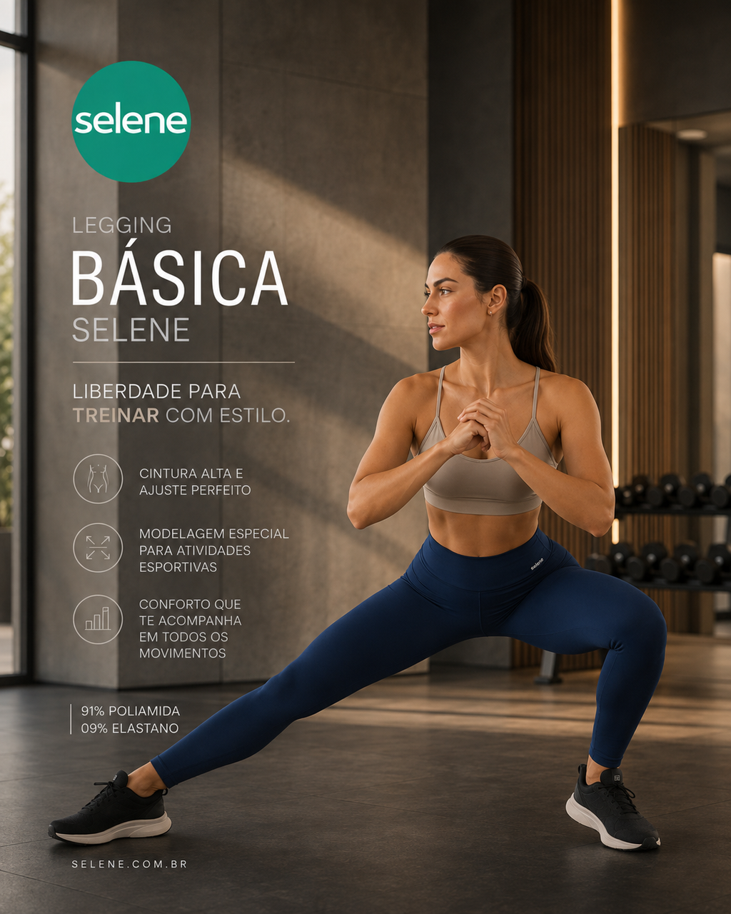 Legging Selene 20810 marinho