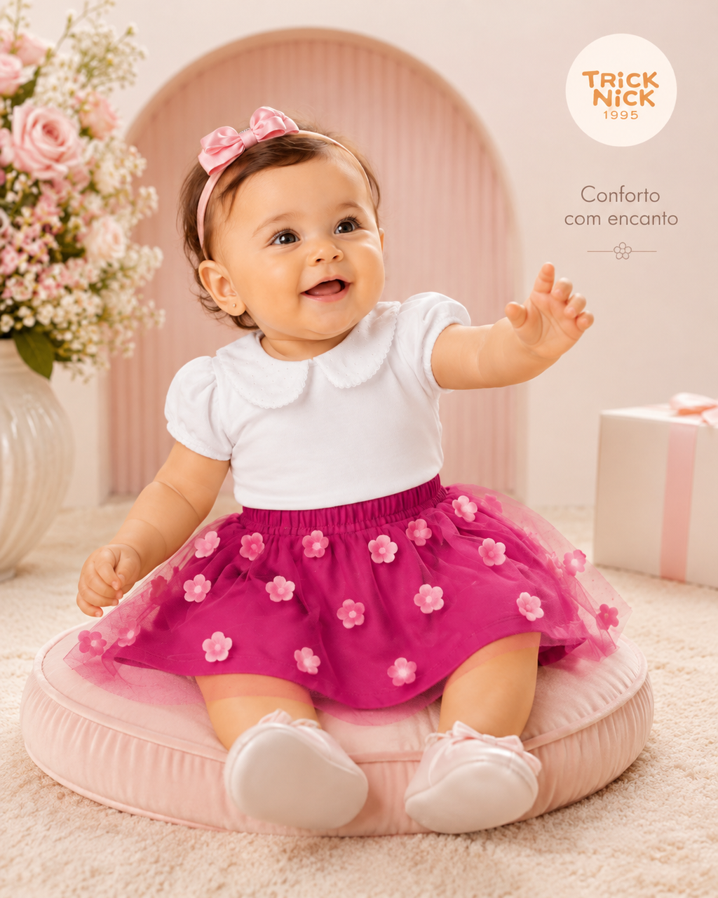 Conjunto Feminino Body Com Saia Trick Nick 1171441