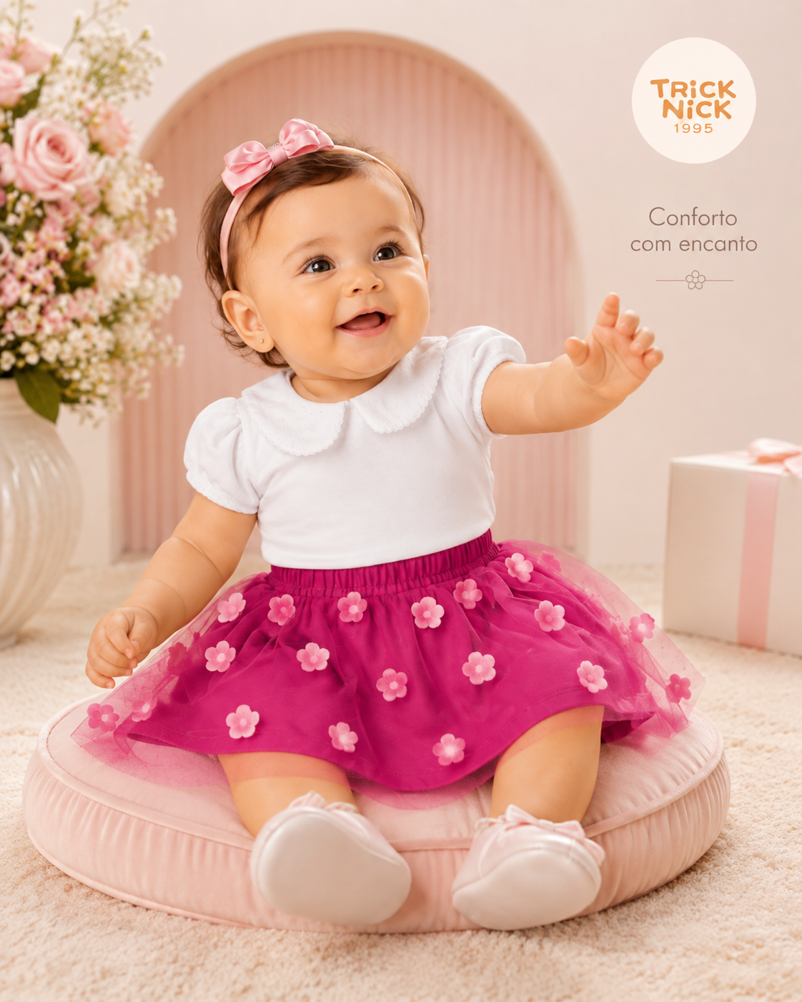 Conjunto Feminino Body Com Saia Trick Nick 1171441