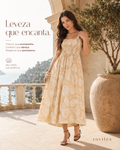 Vestido Midi Feminino Meia Malha Estampado Rovitex 6177025