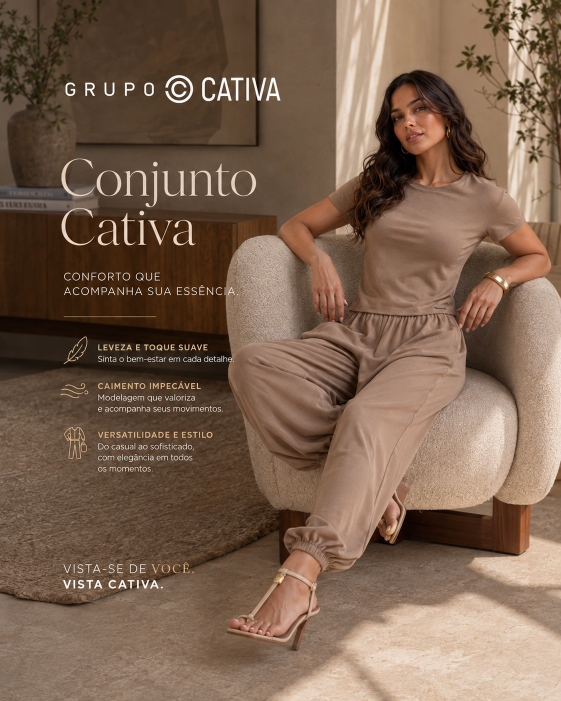CONJ. BLUSA E CALÇA Ref.: C91726