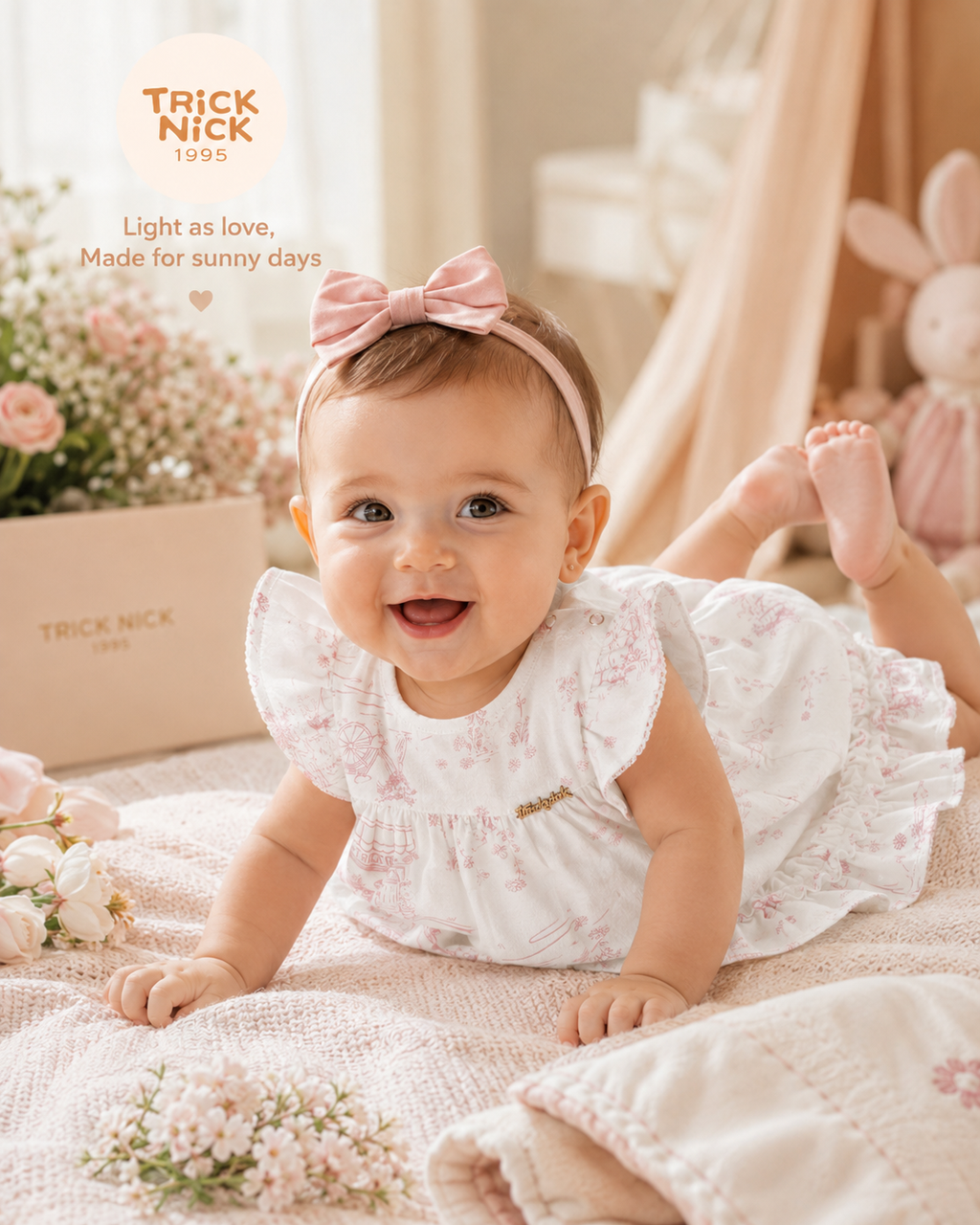 Vestido Infantil Feminino Estampado Trick Nick 1137130