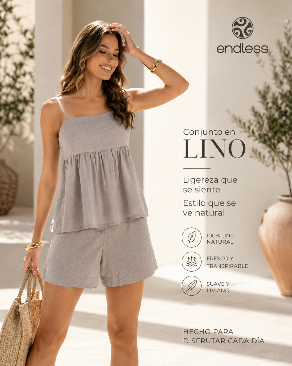 CONJUNTO EN LINO HABANA - G90164