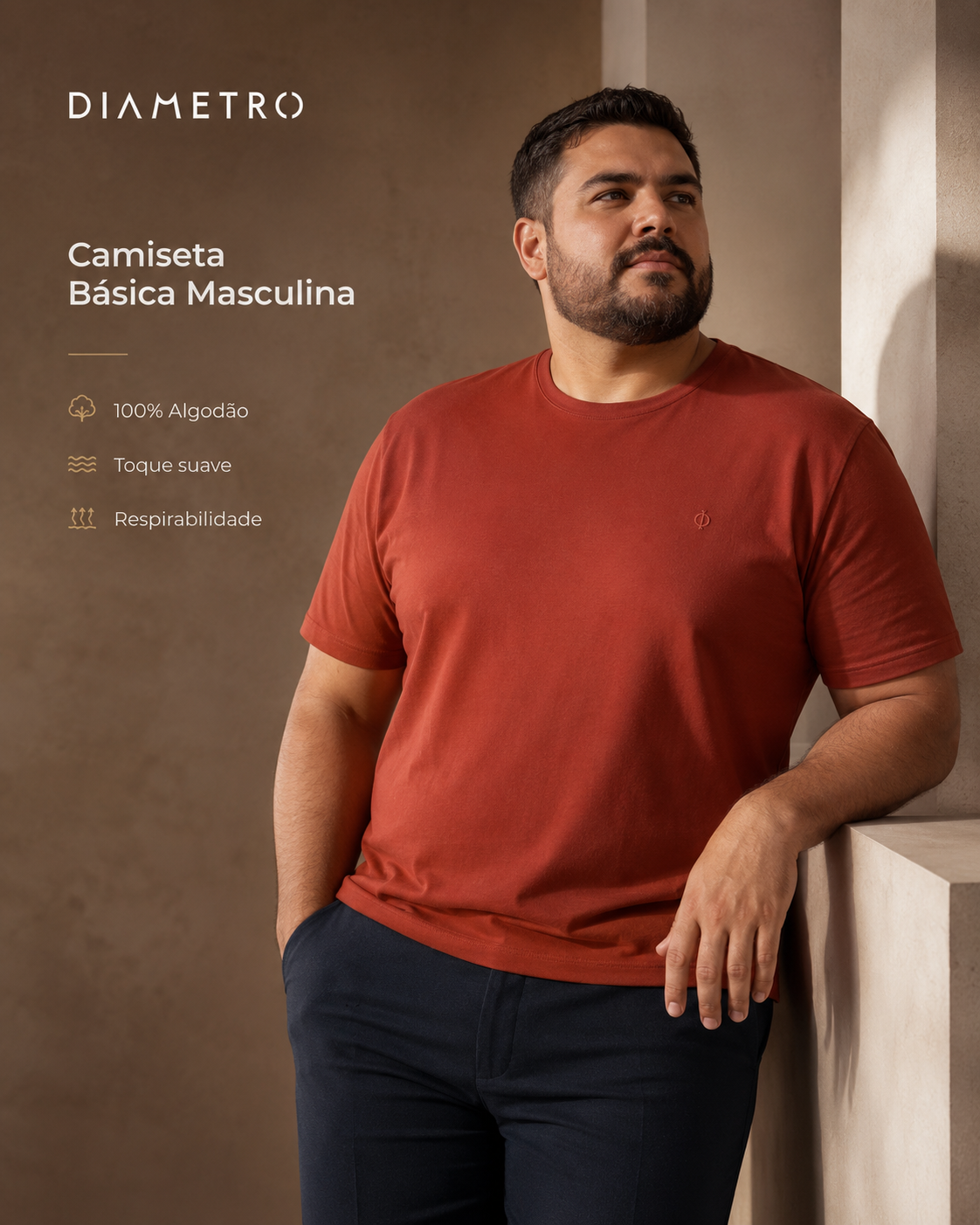 Camiseta Masculina Plus DB00126