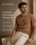Camiseta Masculina Meia Malha Com Estampa Diametro D010905