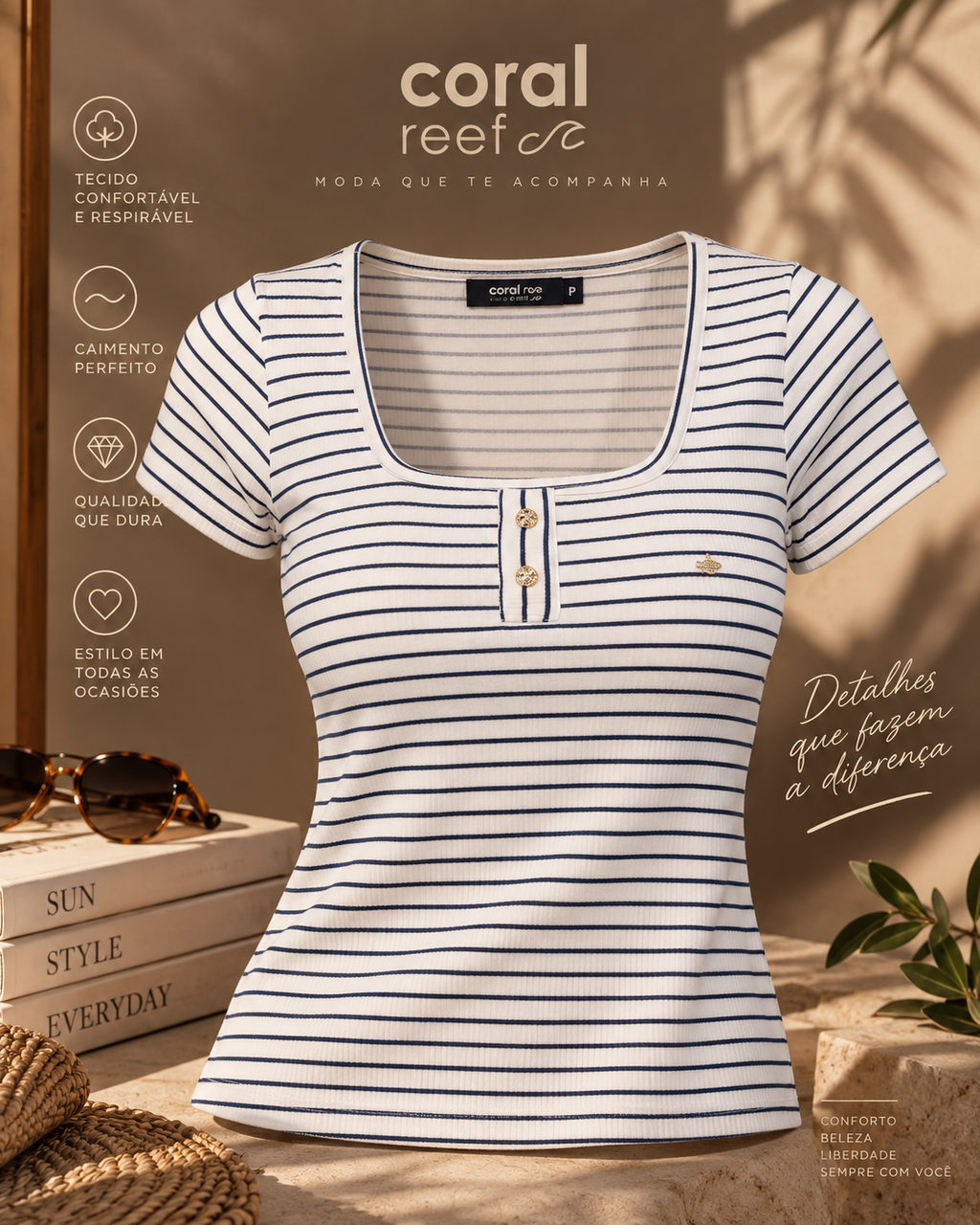 Blusa Coral Reef