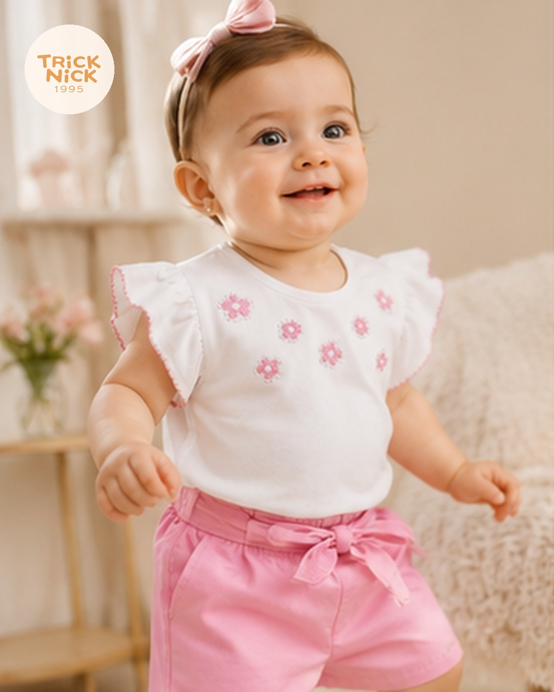 Conjunto Feminino Blusa Com Shorts Trick Nick 1171490