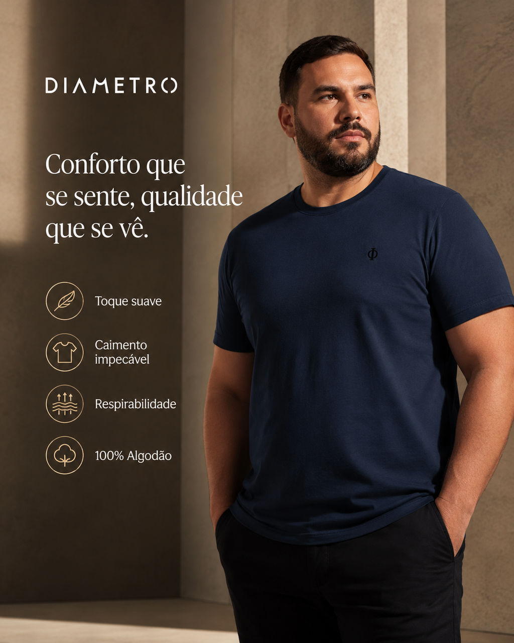 Camiseta Masculina Plus DB00126