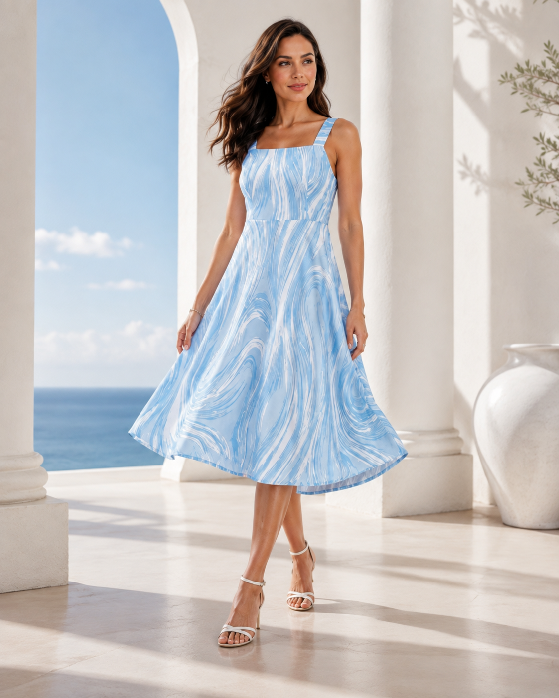 Vestido Midi em Viscose - Ref: H80457