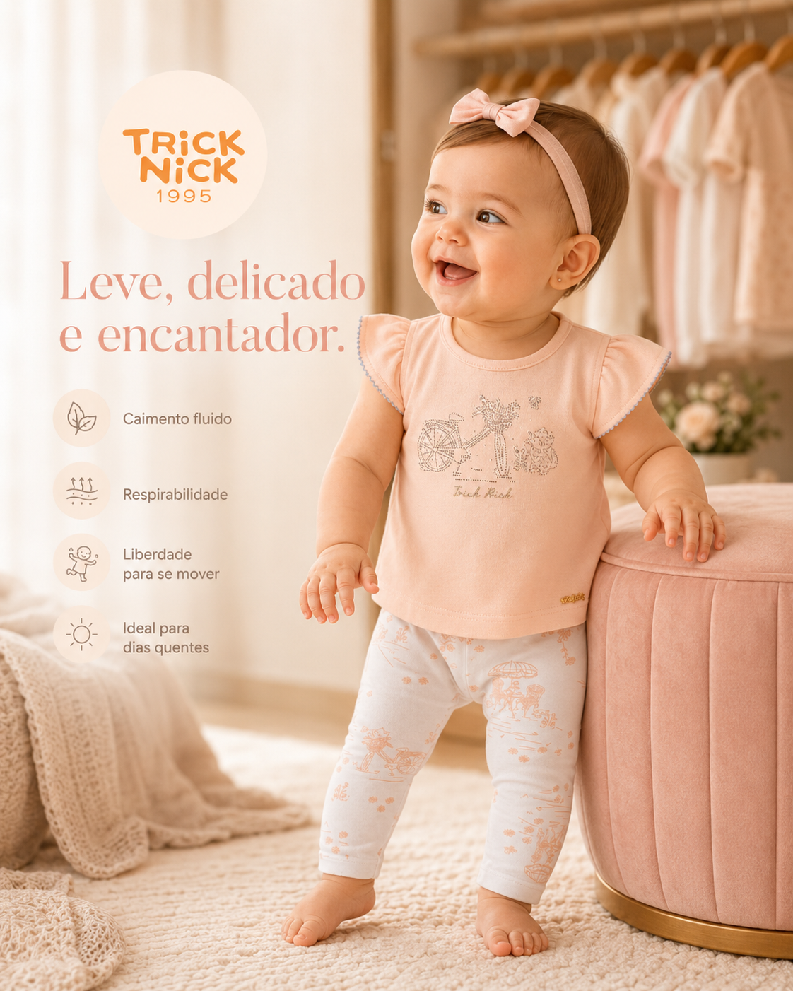 Conjunto Feminino Blusa Com Legging Trick Nick 1137150