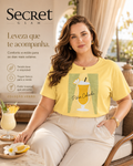 Blusa Feminina Estampa Pina Colada Secret Glam S02146