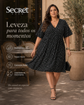 Vestido Feminino Curto Manga Ampla Secret Glam S02140
