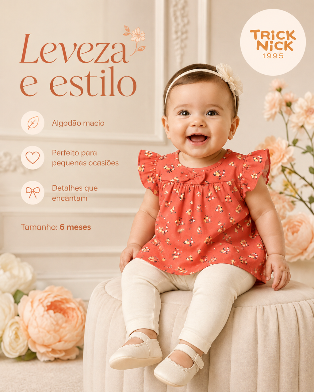 Conjunto Infantil Bata Com Legging Trick Nick 1199060