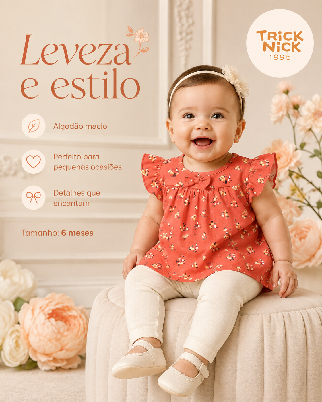 Conjunto Infantil Bata Com Legging Trick Nick 1199060