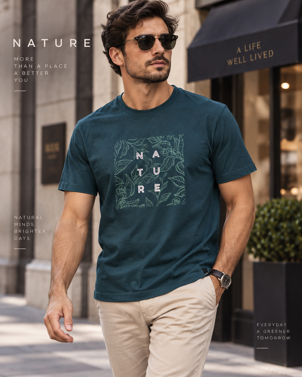 Blusa masculina Coral Reef