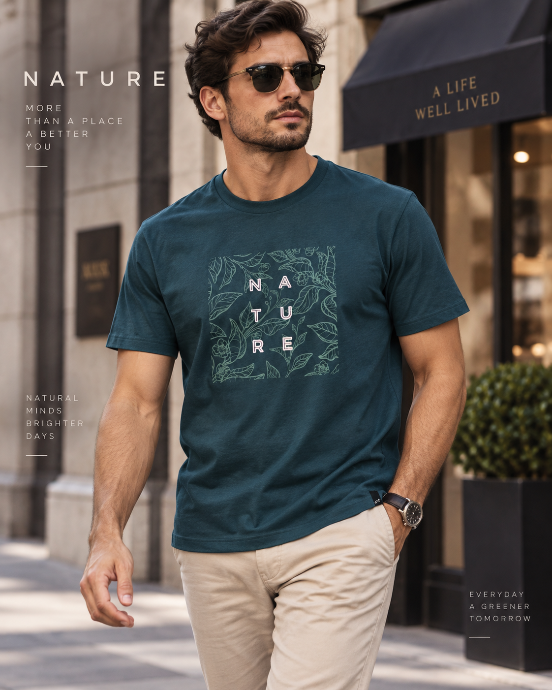 Blusa masculina Coral Reef