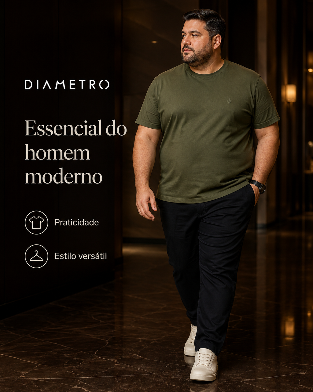 Camiseta Masculina Plus DB00126