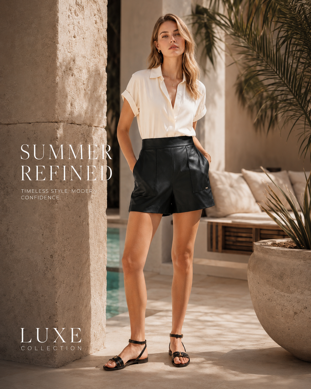 Short cuerina Marialicia